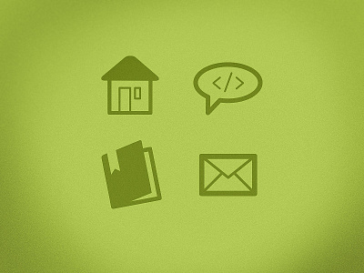 Icons blog contact. home icons portfolio