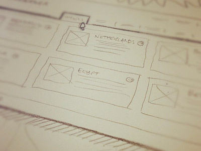 Paper Wireframing paper sketch ux website wireframe