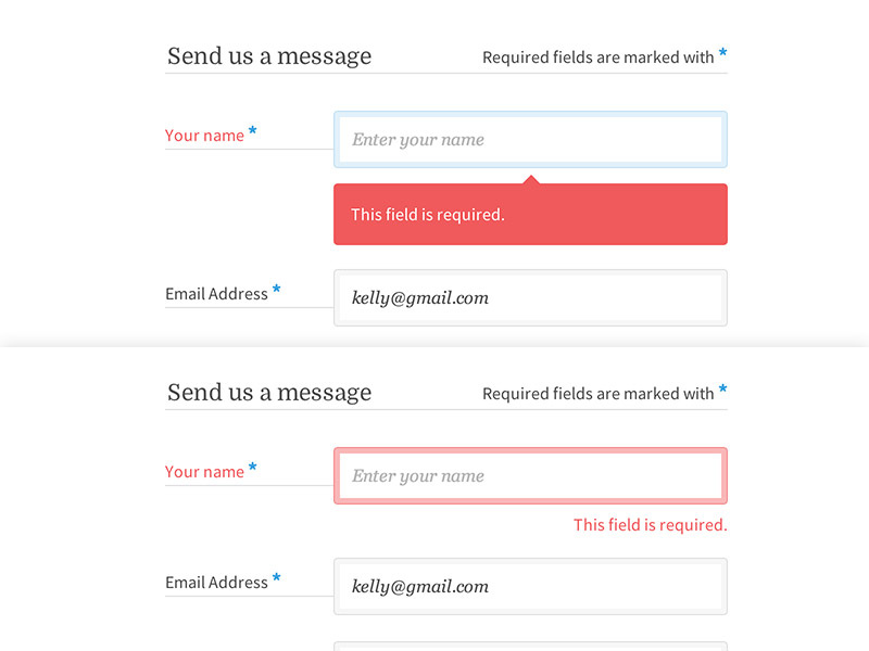 Message is required