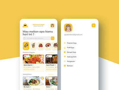 Food Delivery Mobile Apps Design branding graphic design logo ui ux