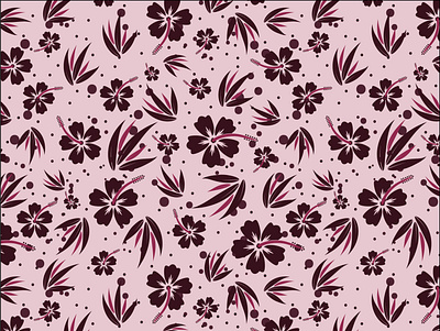 seamless floral pattern design illustration seamless pattern vector