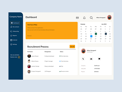 Management Dashboard