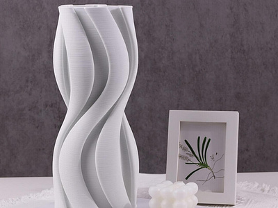 Glazed Ceramic Modern Vase 3d motion graphics