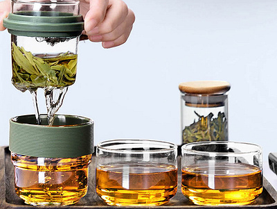 Portable Travel Teaware Set With Tea Cup design product