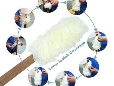 Natural Shower Loofah Scrubber Loofah Sponges design product