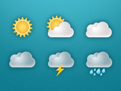 Weather icons blue climate grey icons meteorology weather