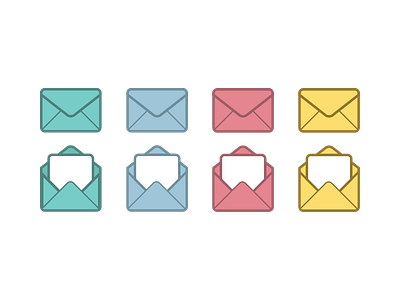Envelopes envelope icon icons line mail outline