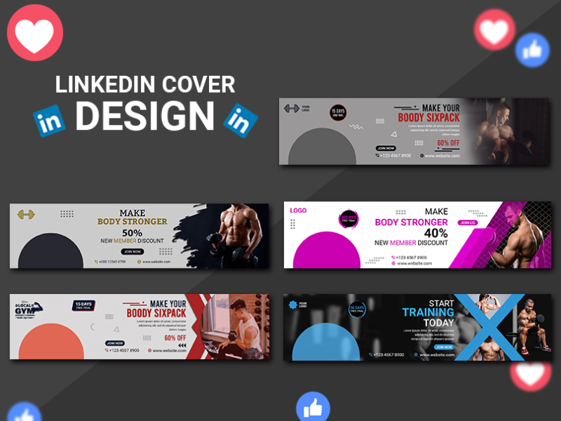 Linkedin Cover Design by Lipi Rani on Dribbble