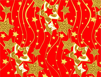 Christmas seamless vector background: stars on red christmas christmas stars graphic design instant download labels design packaging design seamless background seamless pattern wrapping wrapping paper