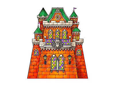 Sale! Magic orange castle