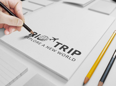 Travel logo design ai branding business company design eps explore logo new rio rio trip travel trip vector world