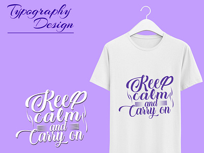 creative custom typography t-shirt design