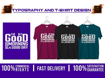 Modern Typography tshirt design