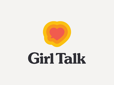 Girl Talk Logo Exploration II logo throwback vintage
