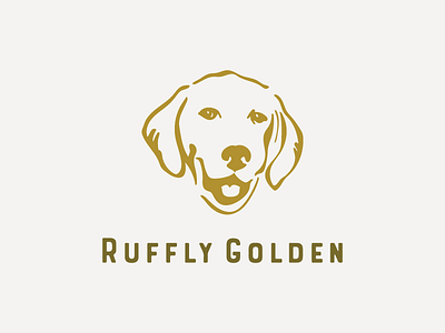 Ruffly Golden Logo