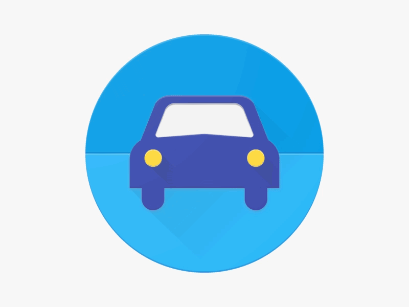 Animated Car Icon - Material Design by Yuliana on Dribbble