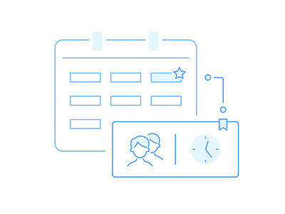 Schedule A Meeting design illustration visual