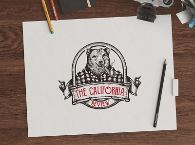 Polar Bear hand drawn logo branding custom logo design graphic design hand drawn logo handdrawn logo logo