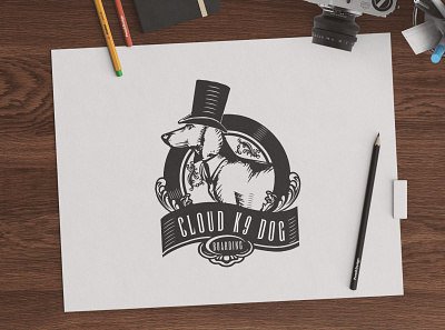 hand drawn Pet logo for your business branding custom logo design graphic design hand drawn logo handdrawn logo illustration logo mockup motion graphics vector