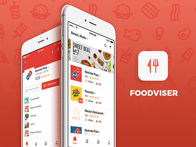 Foodviser - Online Food Delivery App android app clean delivery food foodpanda foodviser hungrynaki ios offer order restaurant