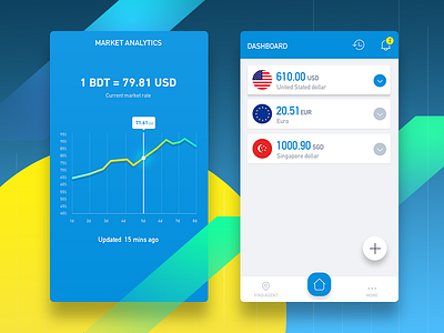 Transfer Money Online App android app design ios money online transfer