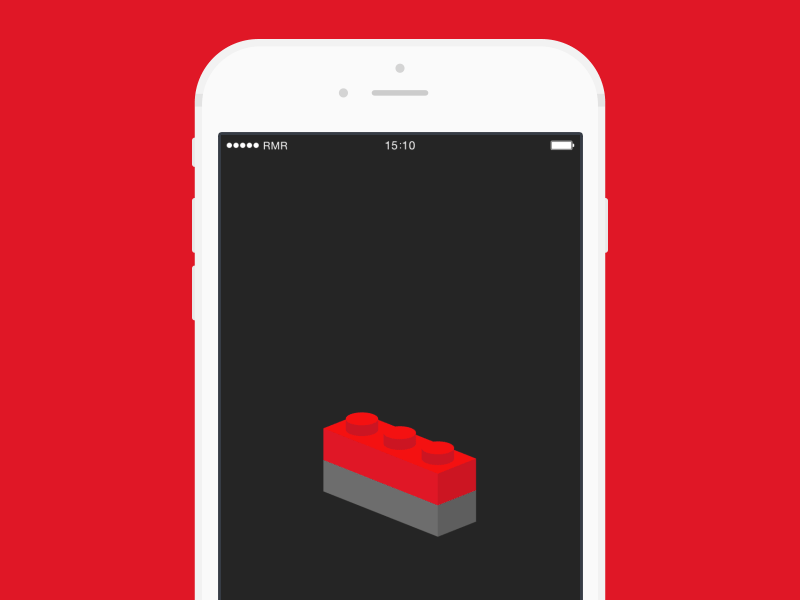 LEGOLOADER animation iphone ui