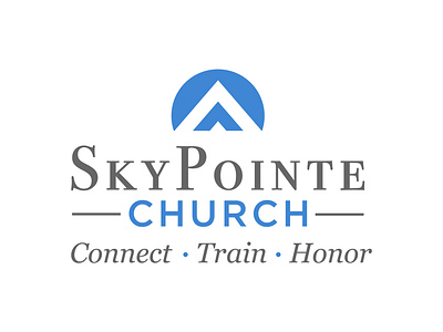 Skypointe Logo Primary Logo branding church logo design illustration logo