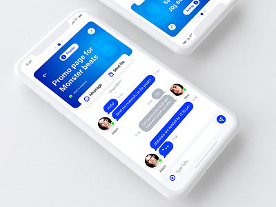 Chat app chat mobile ui ux