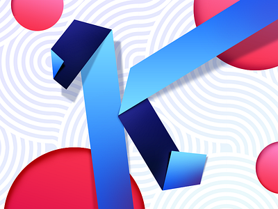 K is for Kirsten alphabet k material design