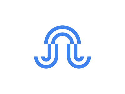 Letter J - Jellyfish Logo