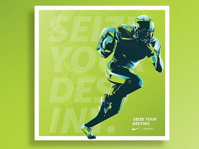 Nike Football Series 4 design football illustration nike poster sports vector