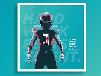 Nike Football Series 5 design football illustration nike poster sports vector