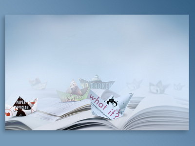 Kindle Unlimited Launch Graphic 1 amazon boats books branding identity kindle photo manipulation