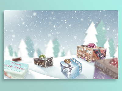 Kindle Unlimited Holiday Graphic amazon books branding christmas gifts identity kindle photo manipulation