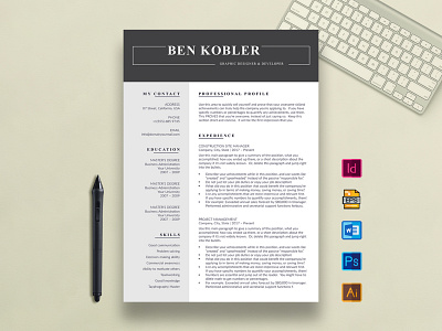 Resume / CV and Cover letter Templates branding brochure template business letterhead cover letter creative resume cv curriculum vitae cv templates cv word template design elegant resume cv graphic design illustration minimalist resume motion graphics ms word cv professional cv professional resume resume portfolio simple resume