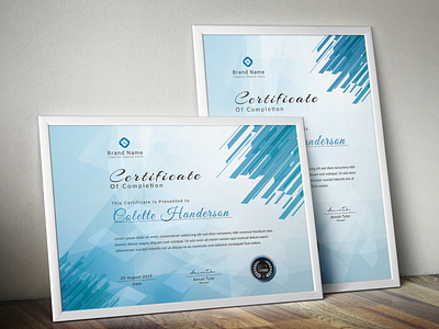 Certificate Template certificate design clean certificate