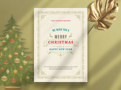 Merry Christmas Greeting Card