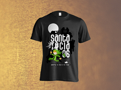 Camiseta Santa Tecla camiseta dibujo drawing fiestas t shirt vector