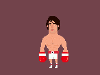 Pixel Rocky Balboa