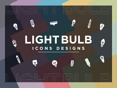 Light_Bulb_Icons_Designs art creative flat icons