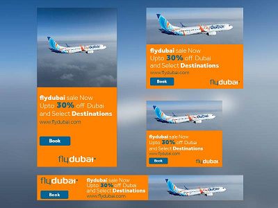 flydubai and animated banners html5 media social