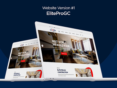 Elite Pro GC creative interiors residential ui design website