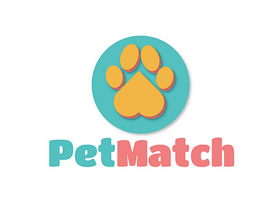 pet match logo branding logo