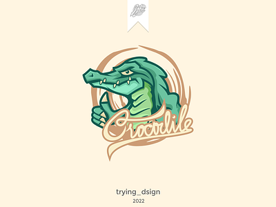 Crocodile app brand branding crocodile design graphic design illustration logo mascot predator ui ux vector