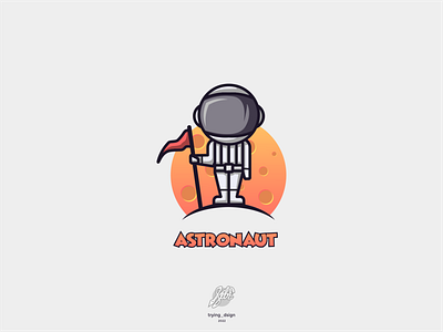 astronaut app brand branding design graphic design illustration isolated logo