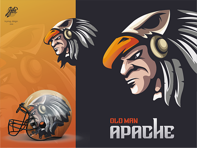 OLD MAN APACHE logo