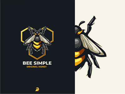 BEE SIMPLE brand branding design graphic design icon illustration logo vector