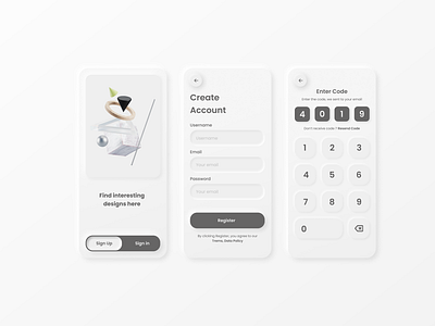 Daily UI 01 - Sign Up ui