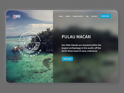 Pulau Macan Web Redesign ui