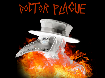 Merchandise Design "Doctor Plague" art branding design illustration logo
